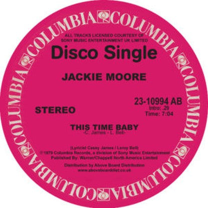 JACKIE MOORE - THIS TIME BABY 