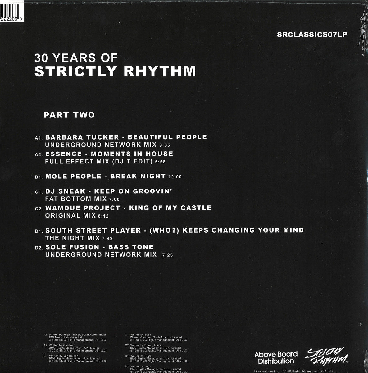 Various Artists
30 Years Of Strictly Rhythm - Part Two