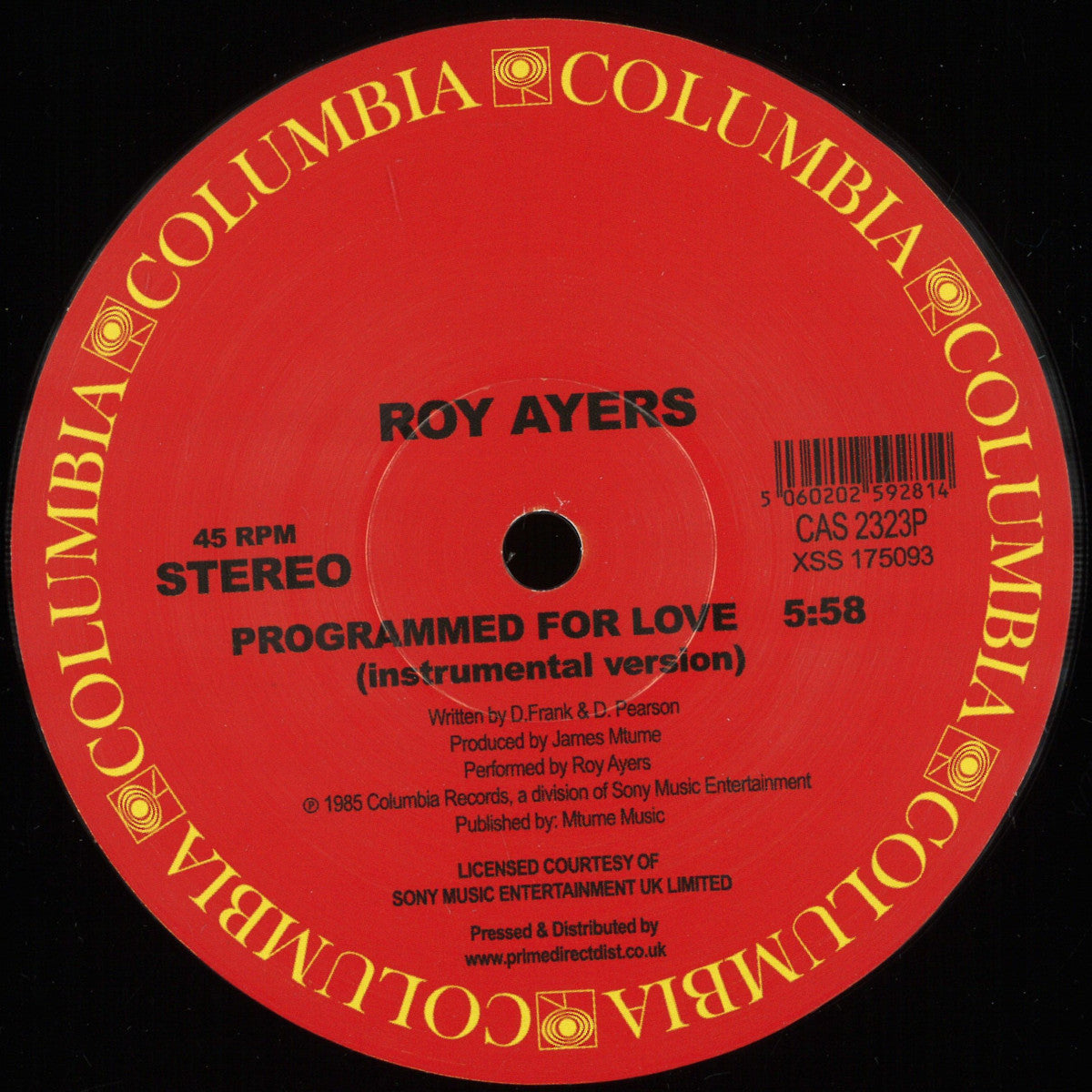 Roy Ayers
Programmed For Love
