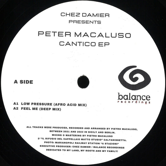 Chez Damier presents Peter Macaluso - Cantico EP