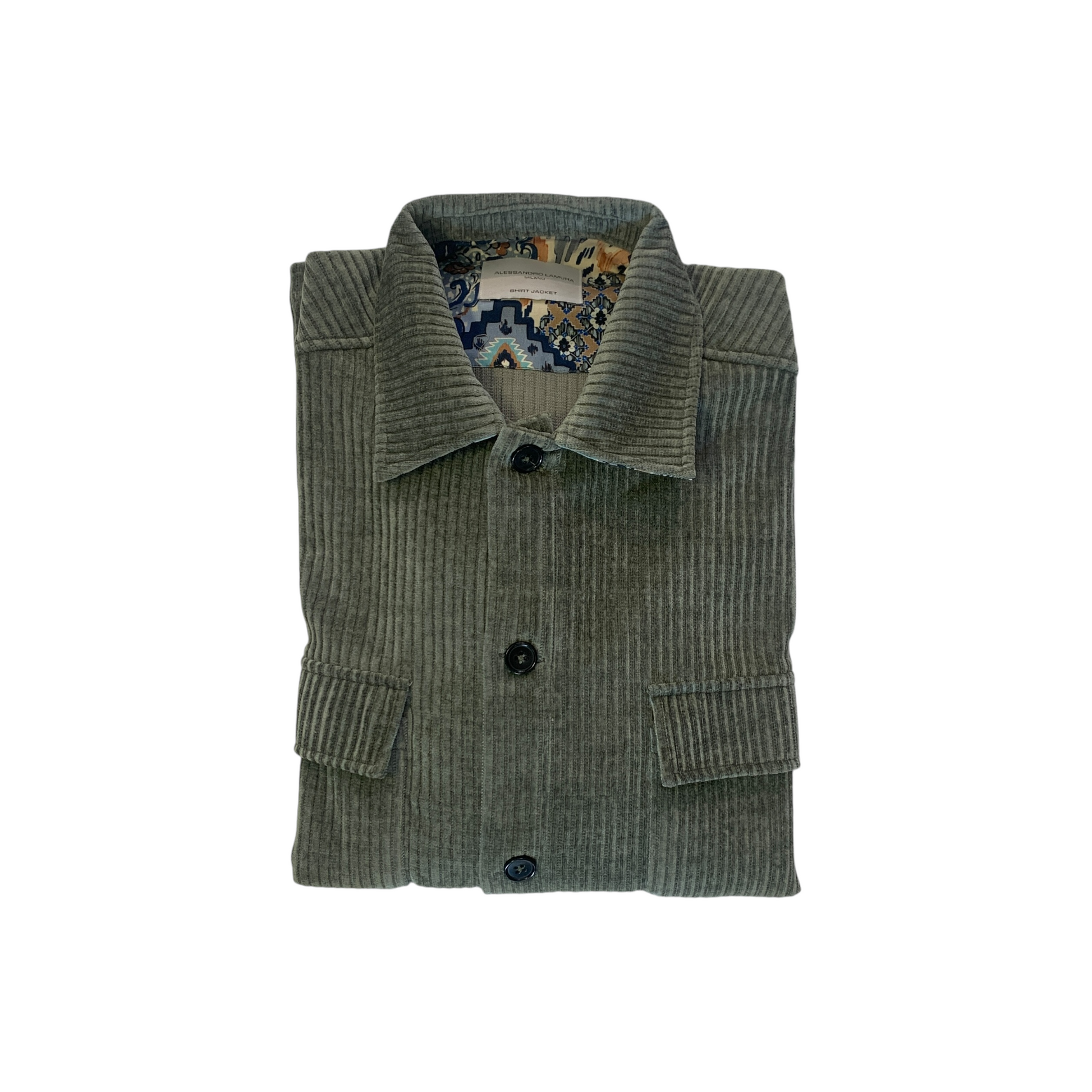 JAMES003PT - ALESSANDRO LAMURA CAMICIA VELVET