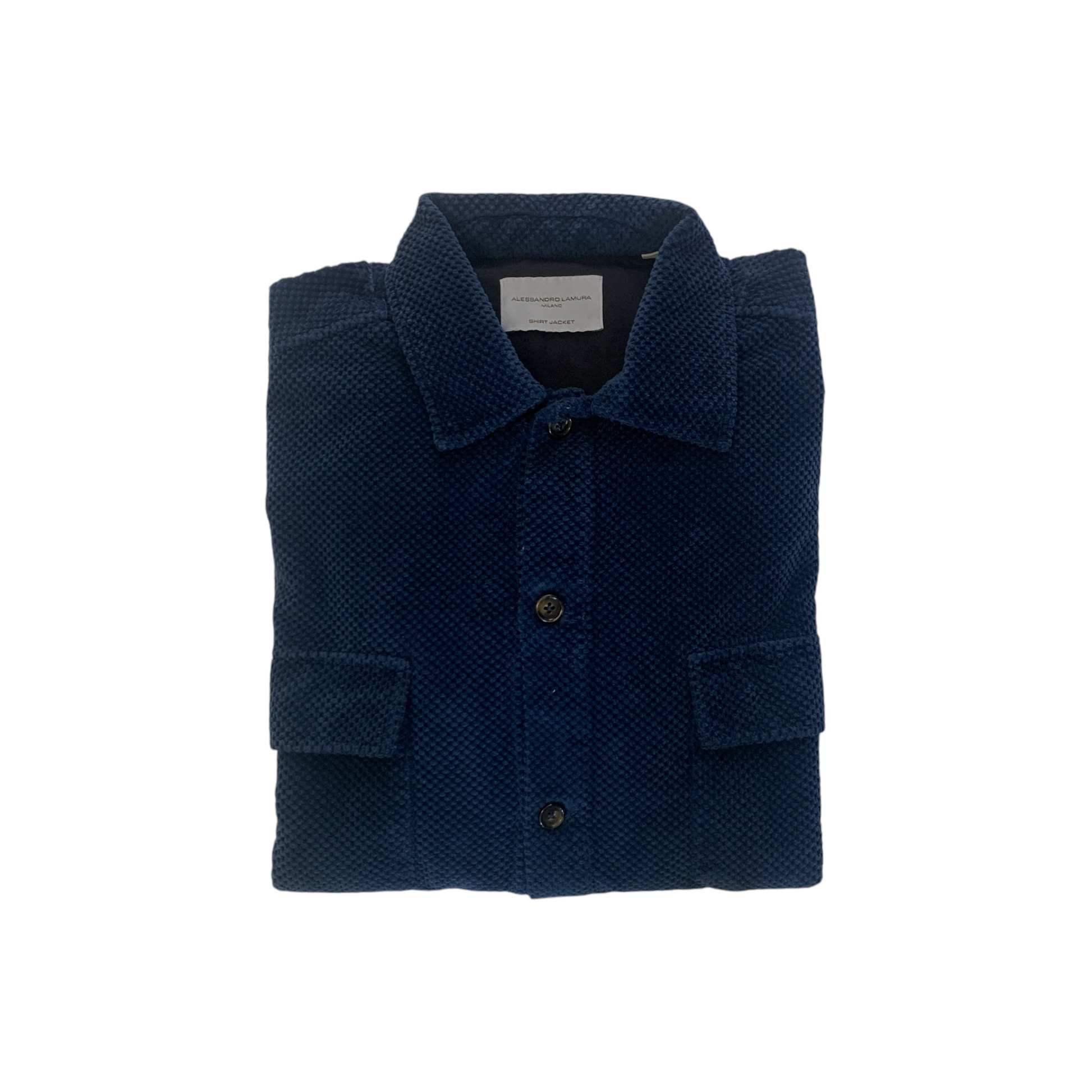 JAMES004PT - ALESSANDRO LAMURA CAMICIA BRUSH BLUE