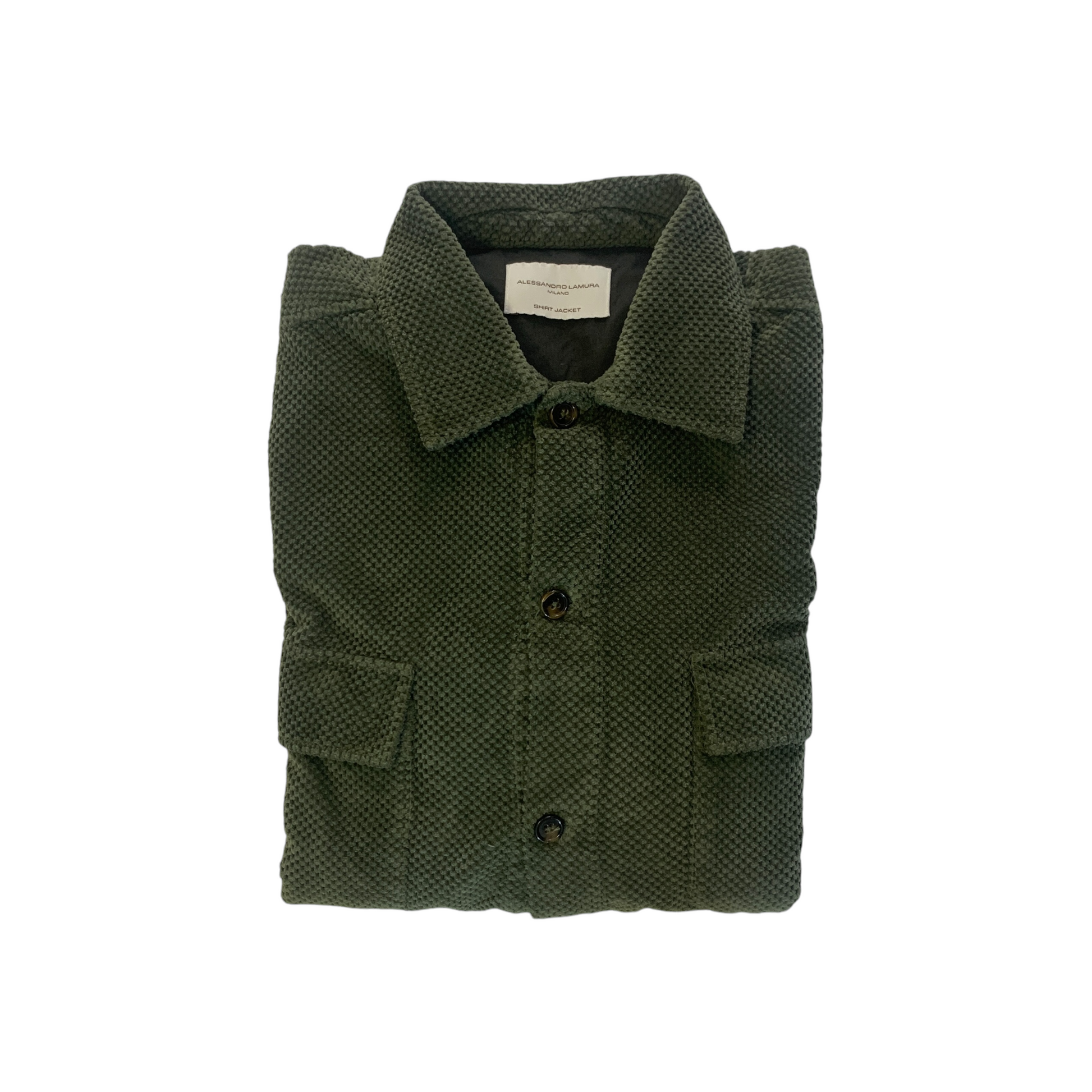 JAMES004PT - ALESSANDRO LAMURA CAMICIA BRUSH VERDE