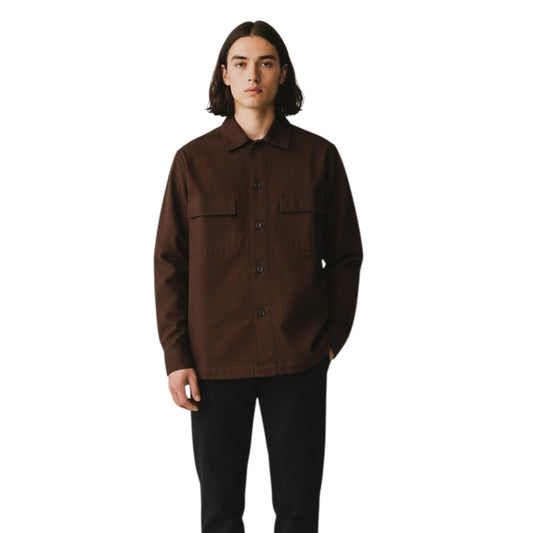 JAMES100 - ALESSANDRO LAMURA GIACCA OVERSHIRT MORO
