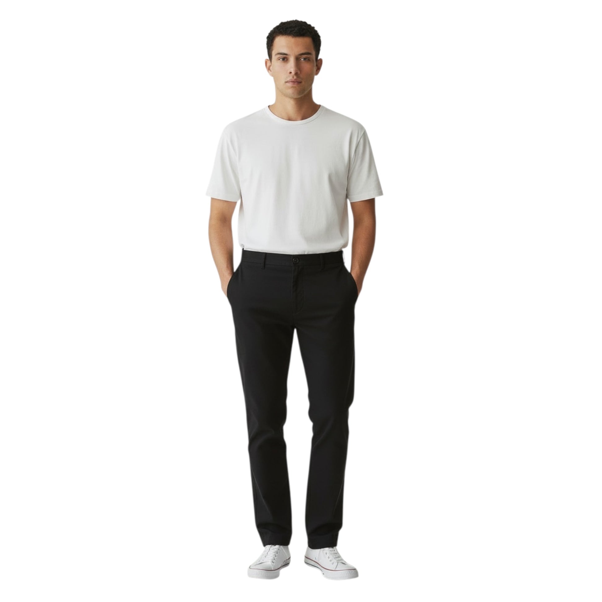 JOR004 - ZERO CONSTRUCTION PANTALONE JORDY 26 NERO