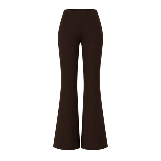 JPI26PA132 - JIJIL PANTALONE FLUIDO A ZAMPA MORO