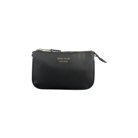 LILLY SHOUDER BAG BLACK GOLD MARC ELLIS