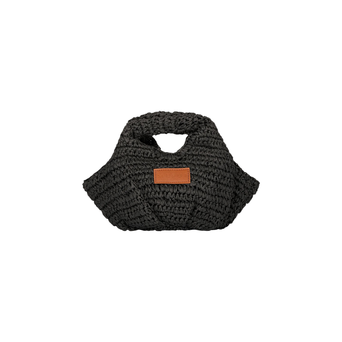 SW0065BK - ME FUI MINI BAG RAFIA NERO