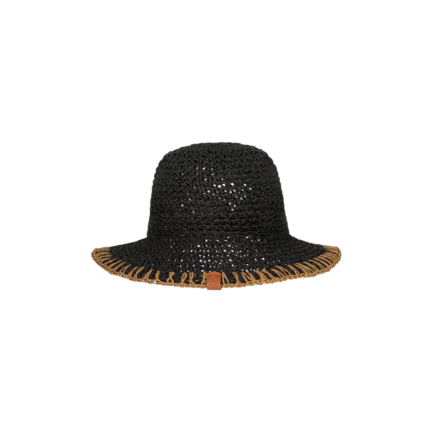 Me Fui - Cappello in Rafia Nero