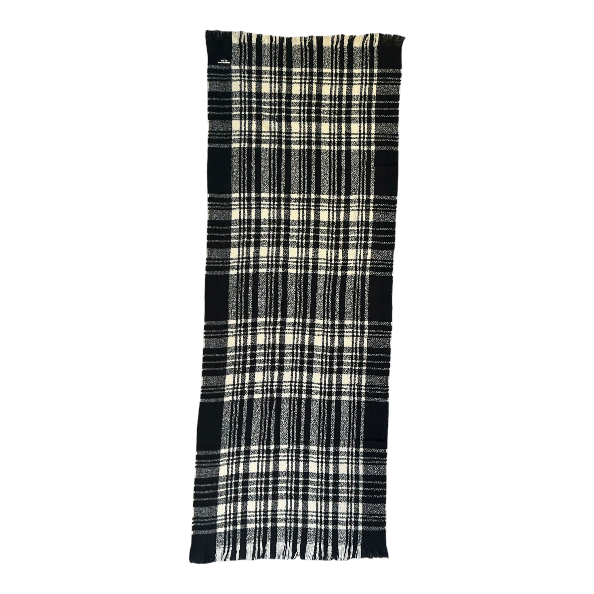 Freak Scene Sciarpa Quadrata In Cotone Morbido - Fantasia Yin Yang Bianco E Nero - Foulard Multiuso Per Accessori E Fai Da Te
