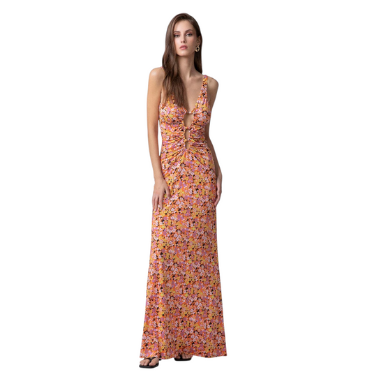 MF25-0226X07 - Vestito Lungo Oblò