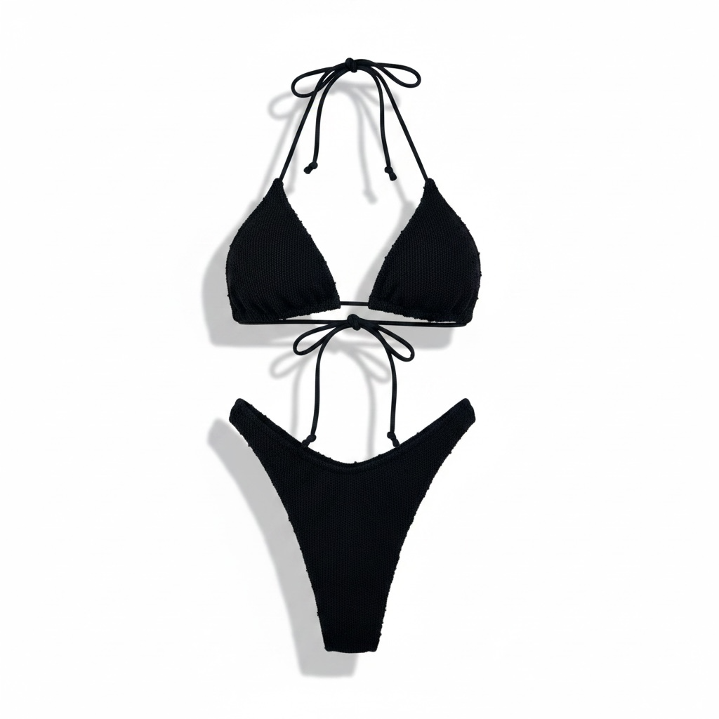 SW0414BK - ME FUI BIKINI TRIANGOLO NERO