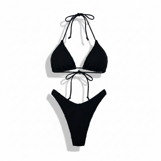 SW0414BK - ME FUI BIKINI TRIANGOLO NERO