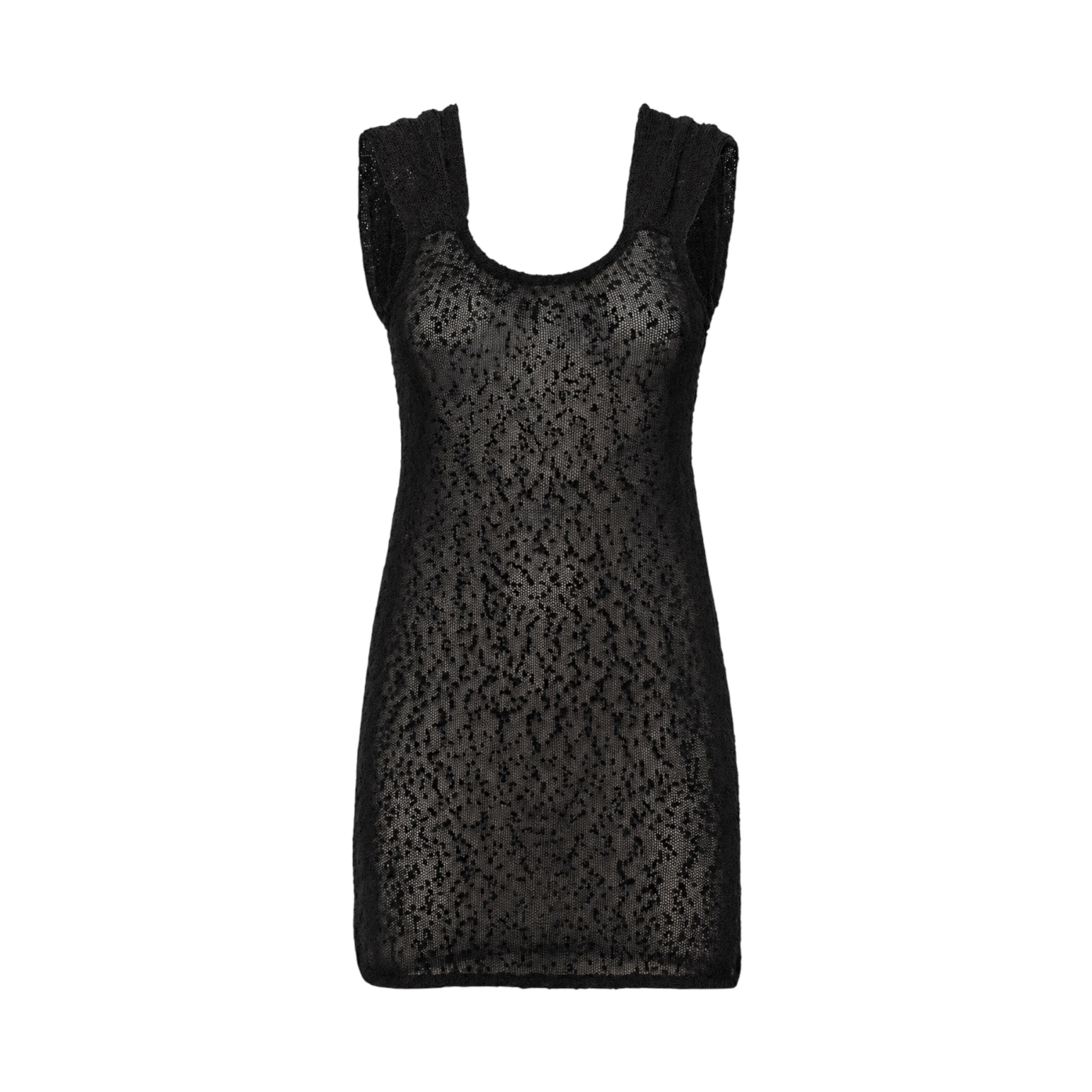 SW0426BK - ME FUI ABITO CORTO  in maglia NERO