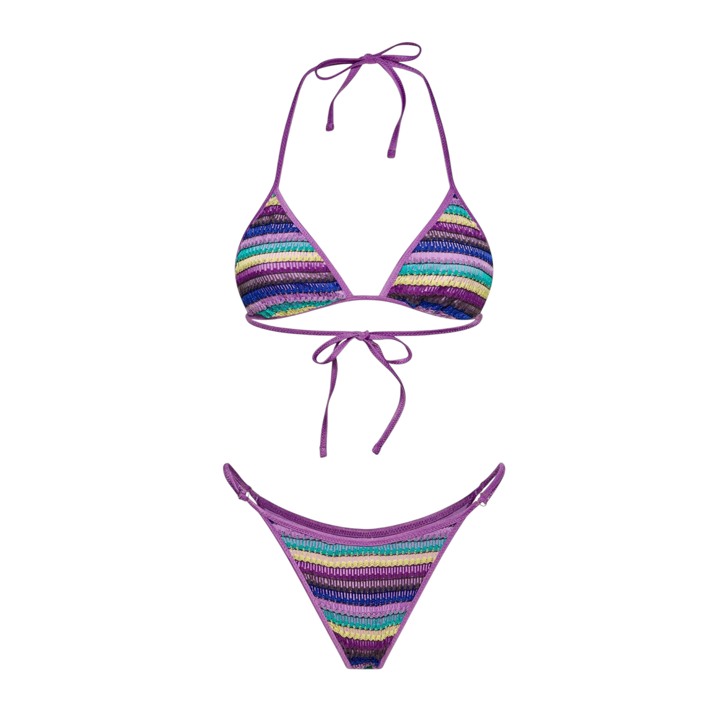 Me Fui - Bikini Triangolo Crochet Multicolor