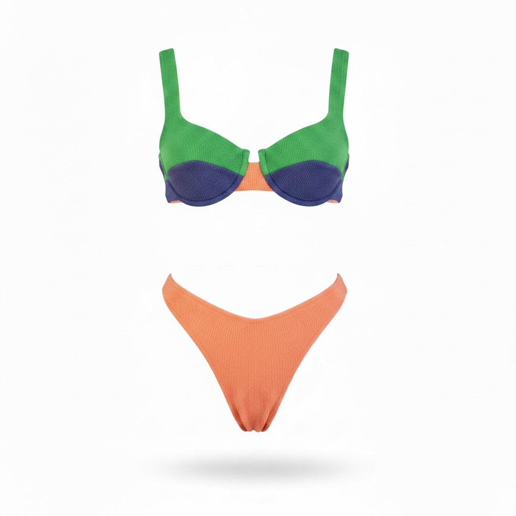 SW0651LC - ME FUI BIKINI FERRETTO COLOR BLOCK