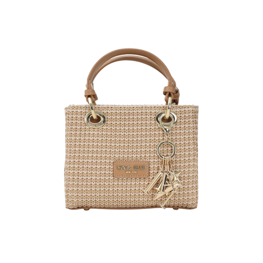 MISSYSTRAWM - MARC ELLIS BORSA MISSY STRAW M CARAMEL
