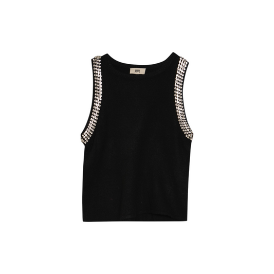 MK018 - JIJIL GILET PIETRE NERO