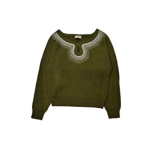 MK030 - JIJIL MAGLIA GIOIELLO VERDE MILITARE