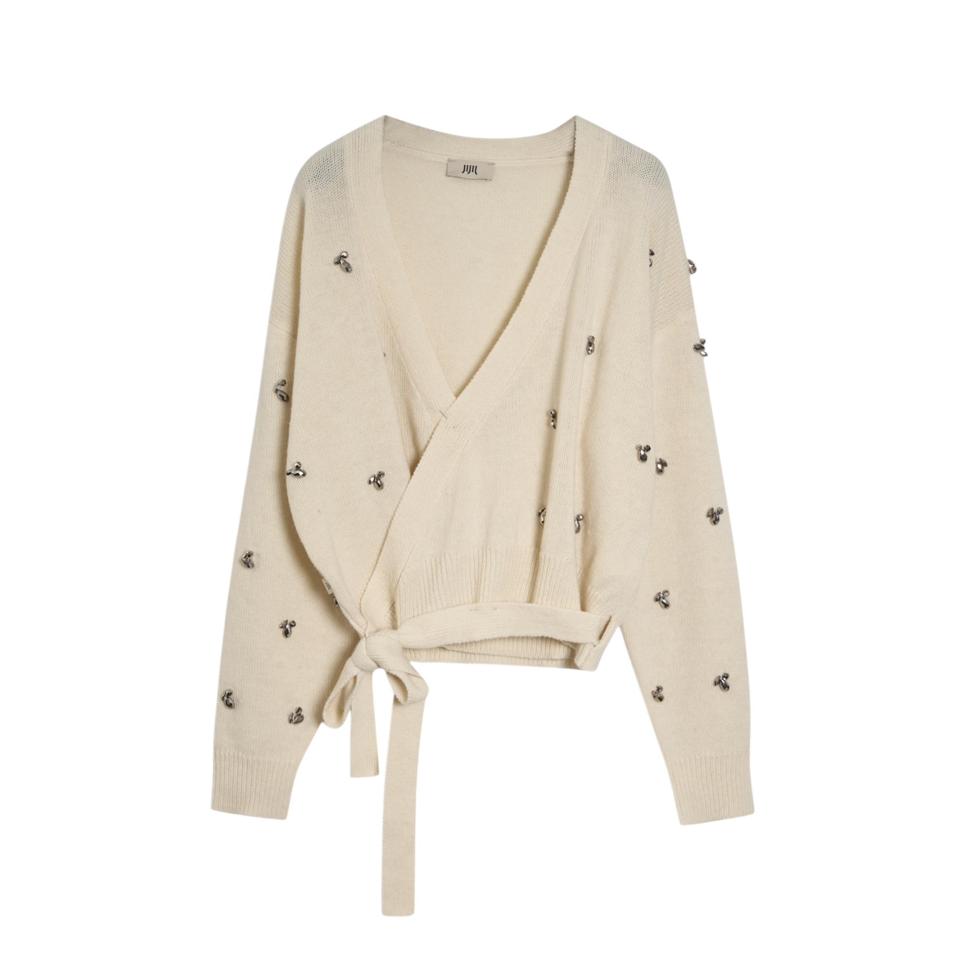 MK031 - JIJIL CARDIGAN INCROCIATO VANIGLIA