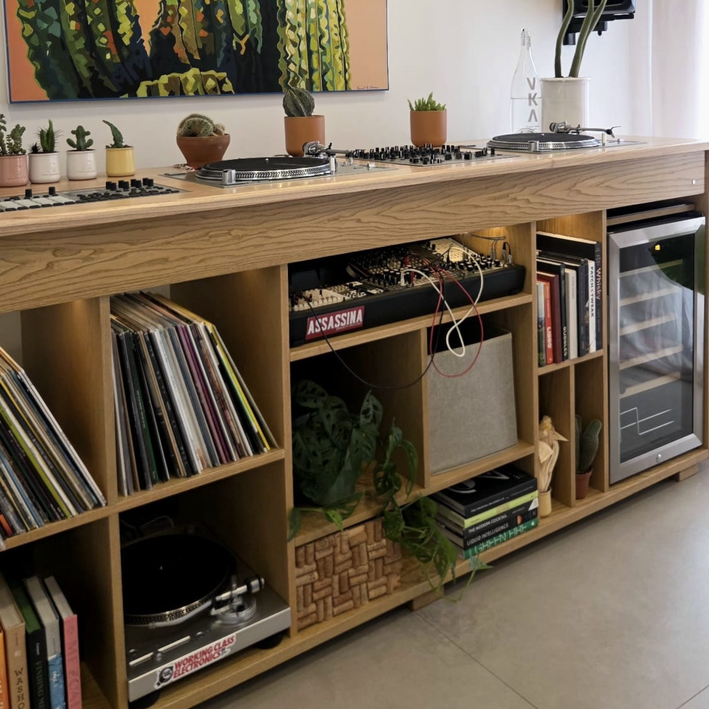 ARTIGIANO ANALOGICO MOBILE COSOLLE FRASSINO