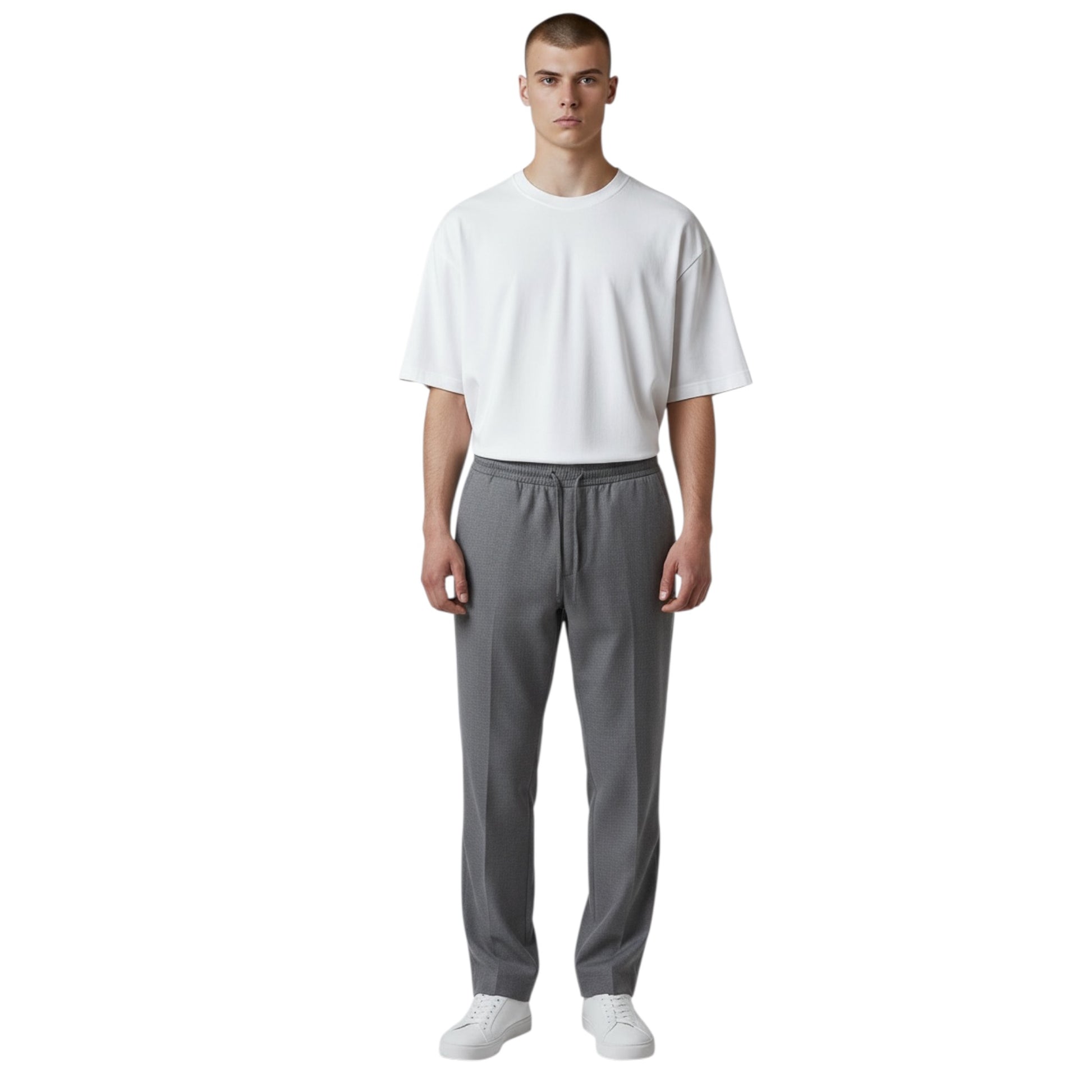 NARA - BONHEUR PANTALONE NARA GRIGIO