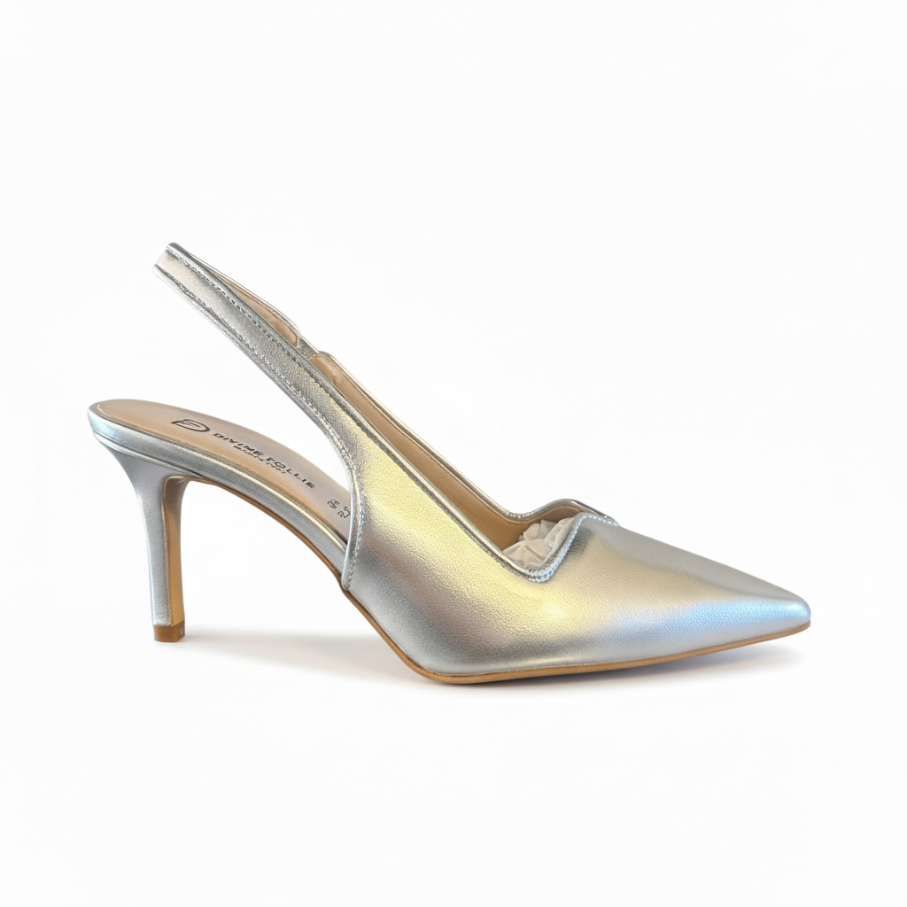 P7067C - DIVINE FOLLIE SLINGBACK CHARME ARGENTO