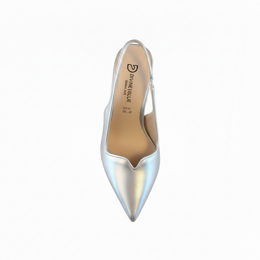 Divine Follie - SlingBack Charme Argento