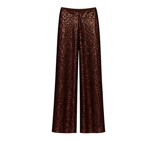 PA204 - JIJIL PANTALONE PAJETTE MORO