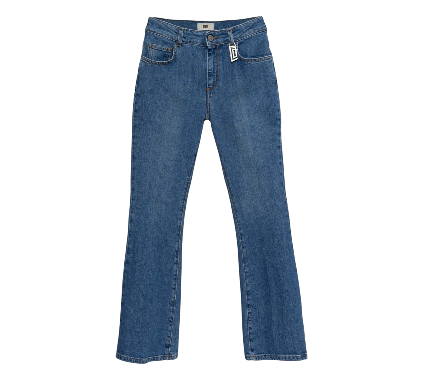 PJ111 - JIJIL PANTALONE DENIM TROMBETTA AZZURRO