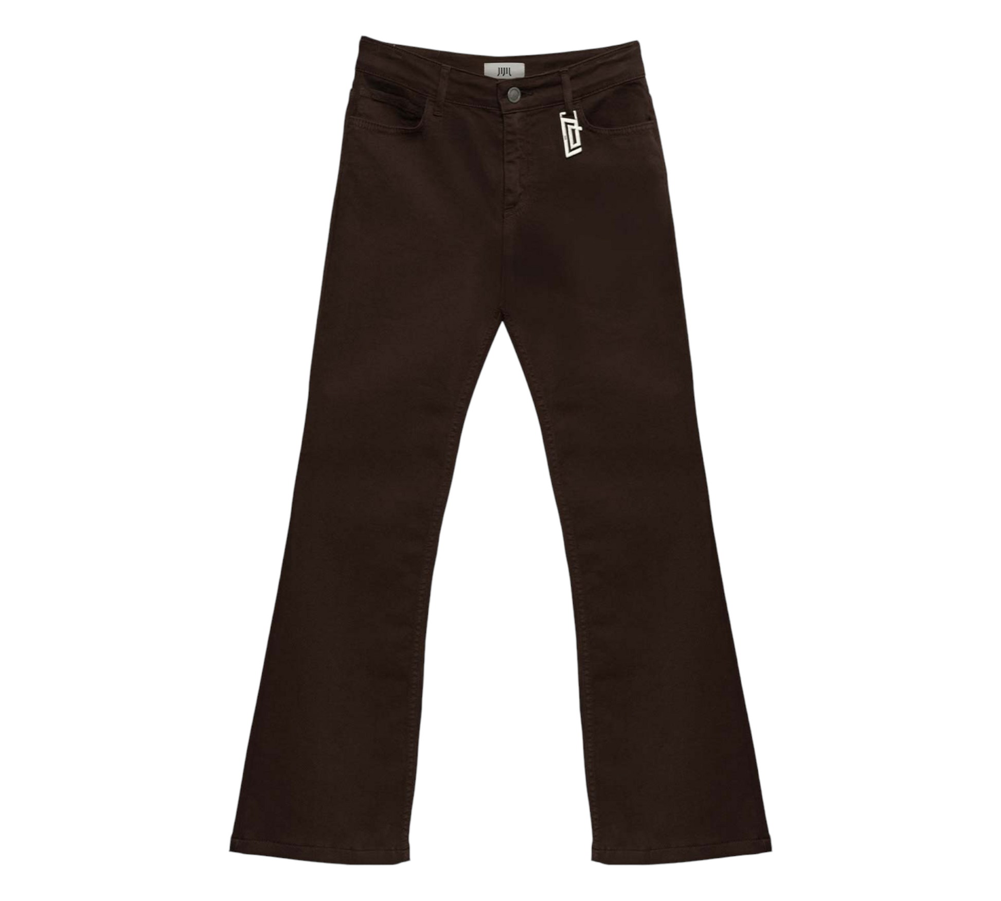 PJ111 - JIJIL PANTALONE DENIM TROMBETTA MORO