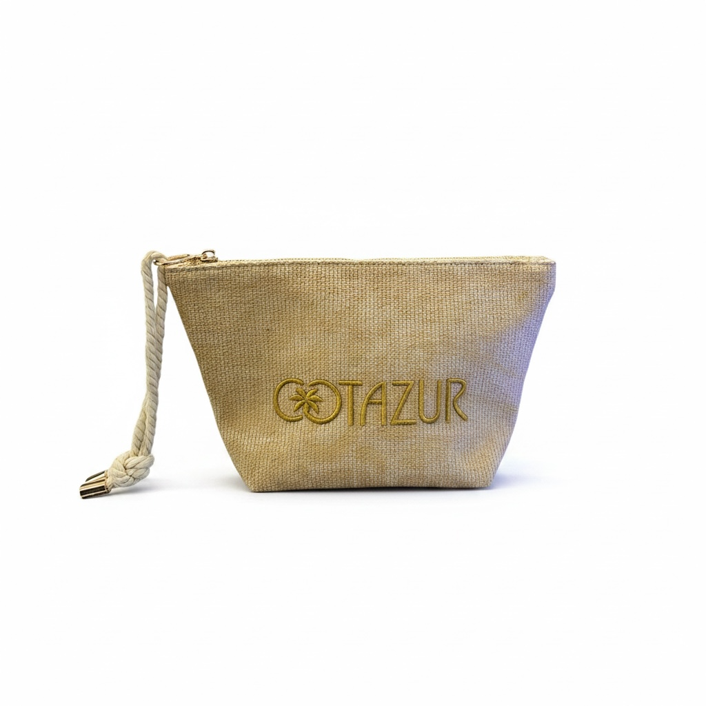 POC61195 - COTAZUR BEACH POCHETTE MACULATO BEIGE