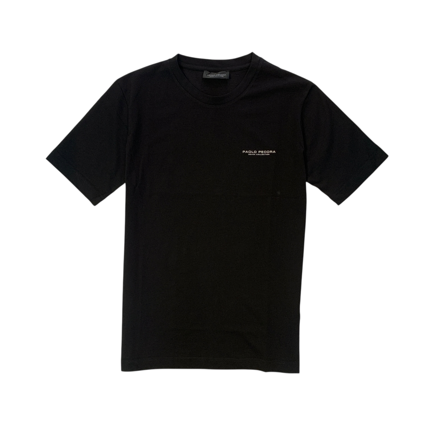 PP1043 - PAOLO PECORA BEACHWEAR T-SHIRT VAR.01 NERO