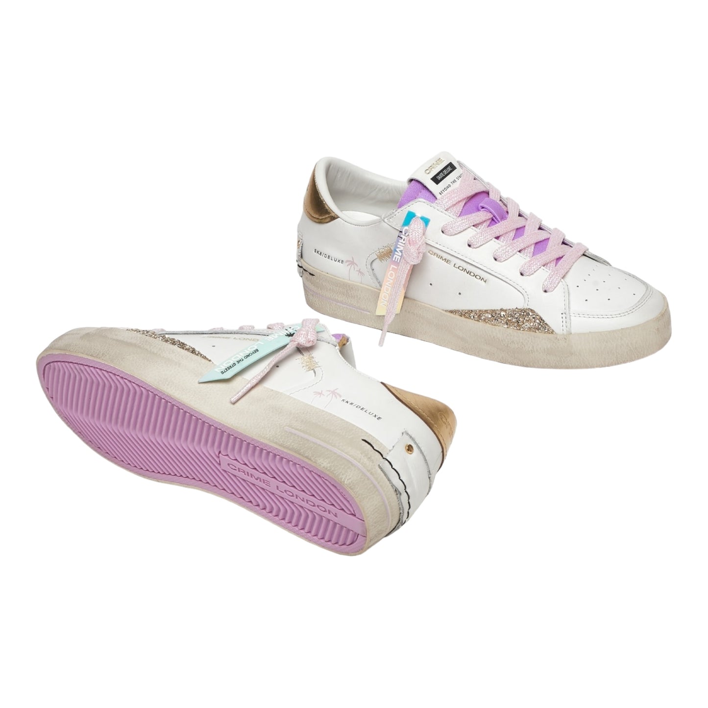 Crime London - Sneakers Sk8 Deluxe Sugar Plum