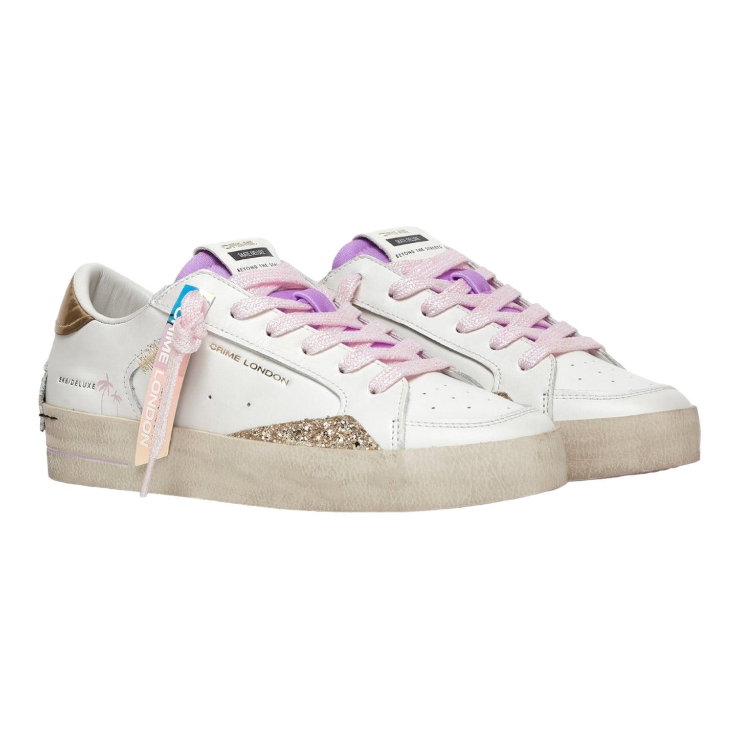 Crime London - Sneakers Sk8 Deluxe Sugar Plum