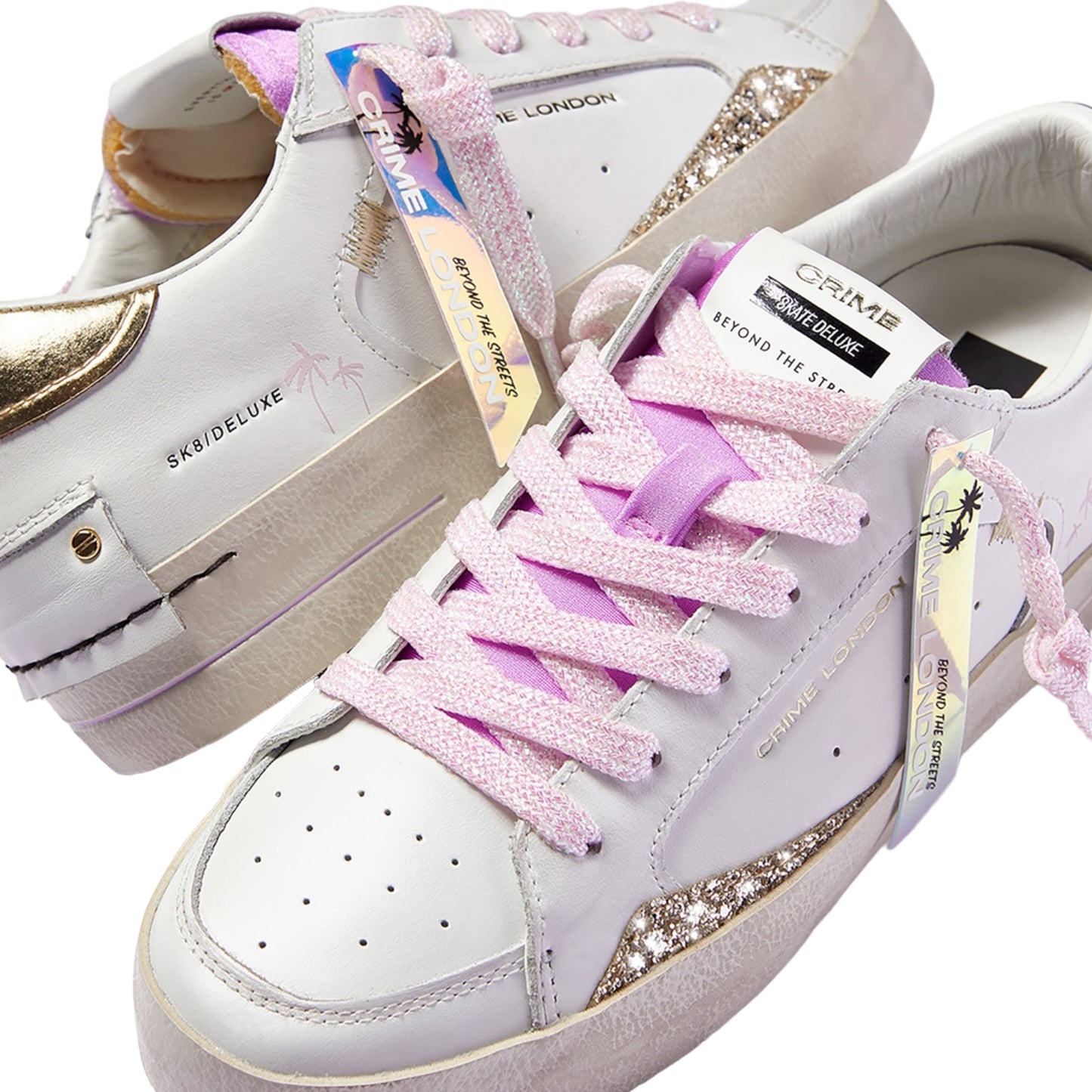 Crime London - Sneakers Sk8 Deluxe Sugar Plum