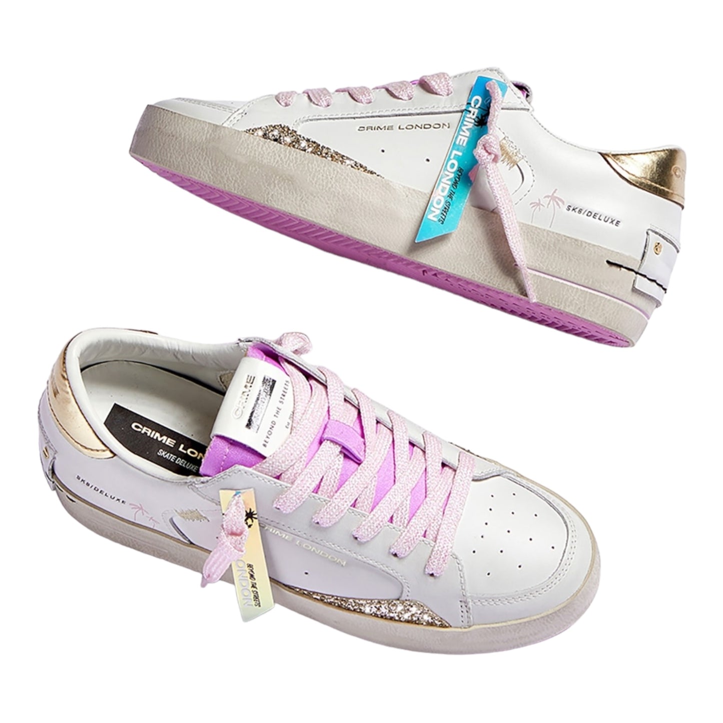 Crime London - Sneakers Sk8 Deluxe Sugar Plum