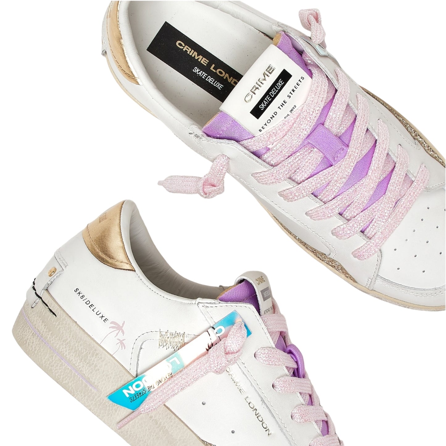 Crime London - Sneakers Sk8 Deluxe Sugar Plum