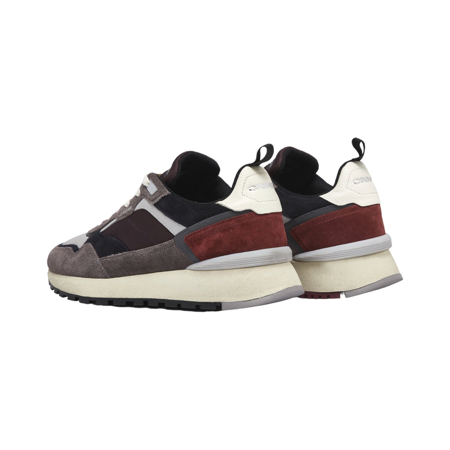 Crime London - Sneakers Lunar Burgundy Blue