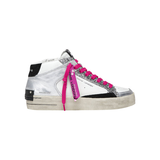 Crime London - Zapatillas Sk8 Deluxe Mid Party Girl 