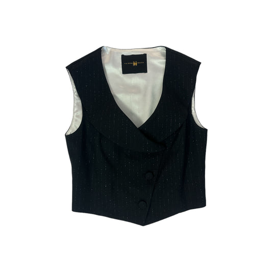 Valeria Mazza - Pinstriped Waistcoat 