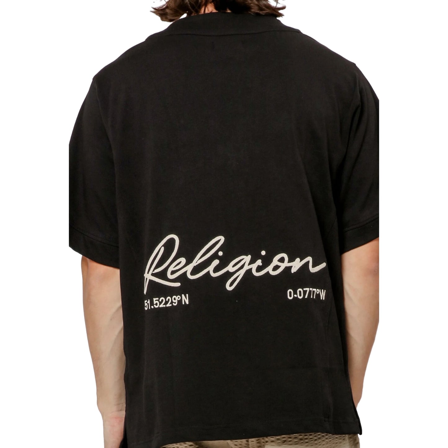 Religión - Camisa de béisbol bordada