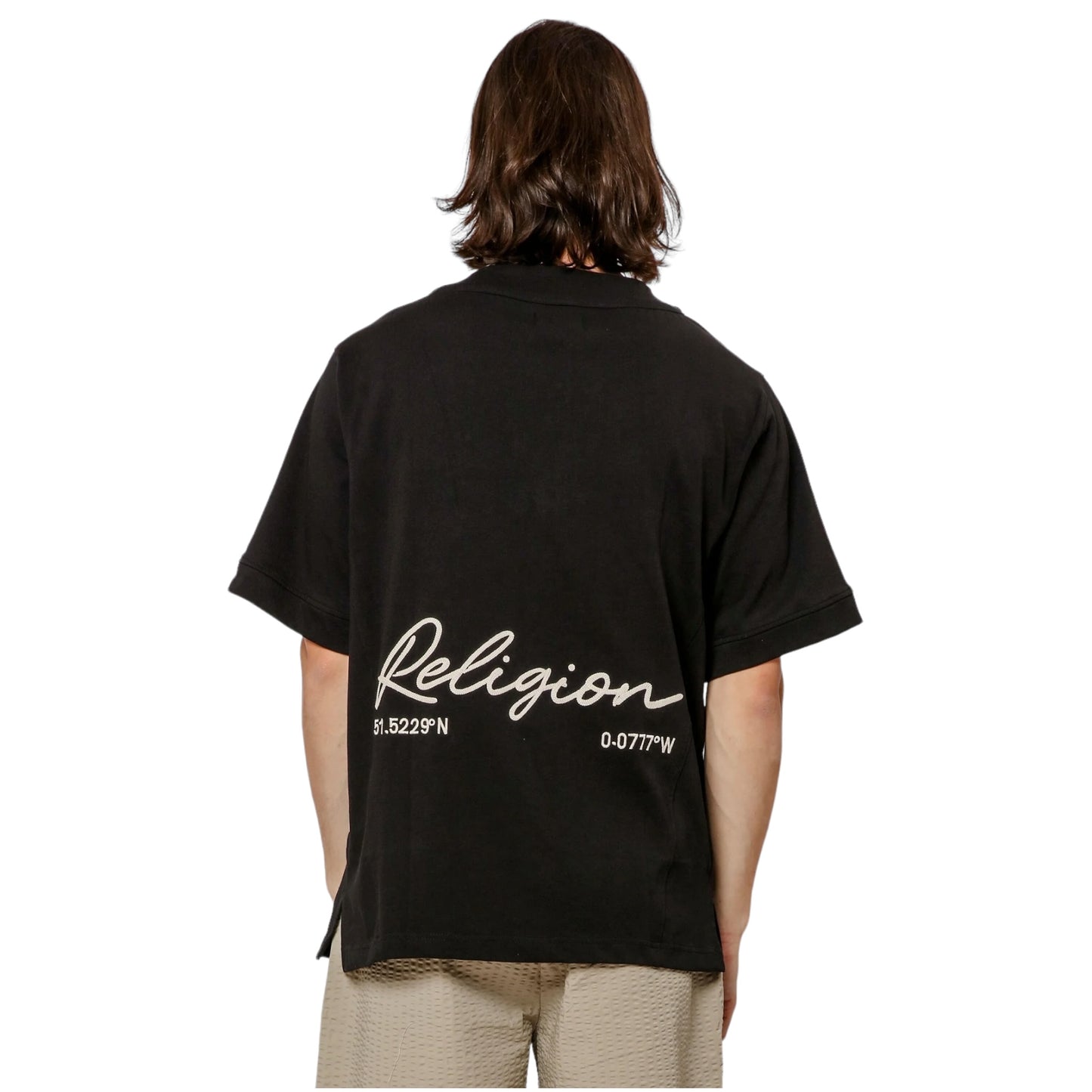 Religión - Camisa de béisbol bordada