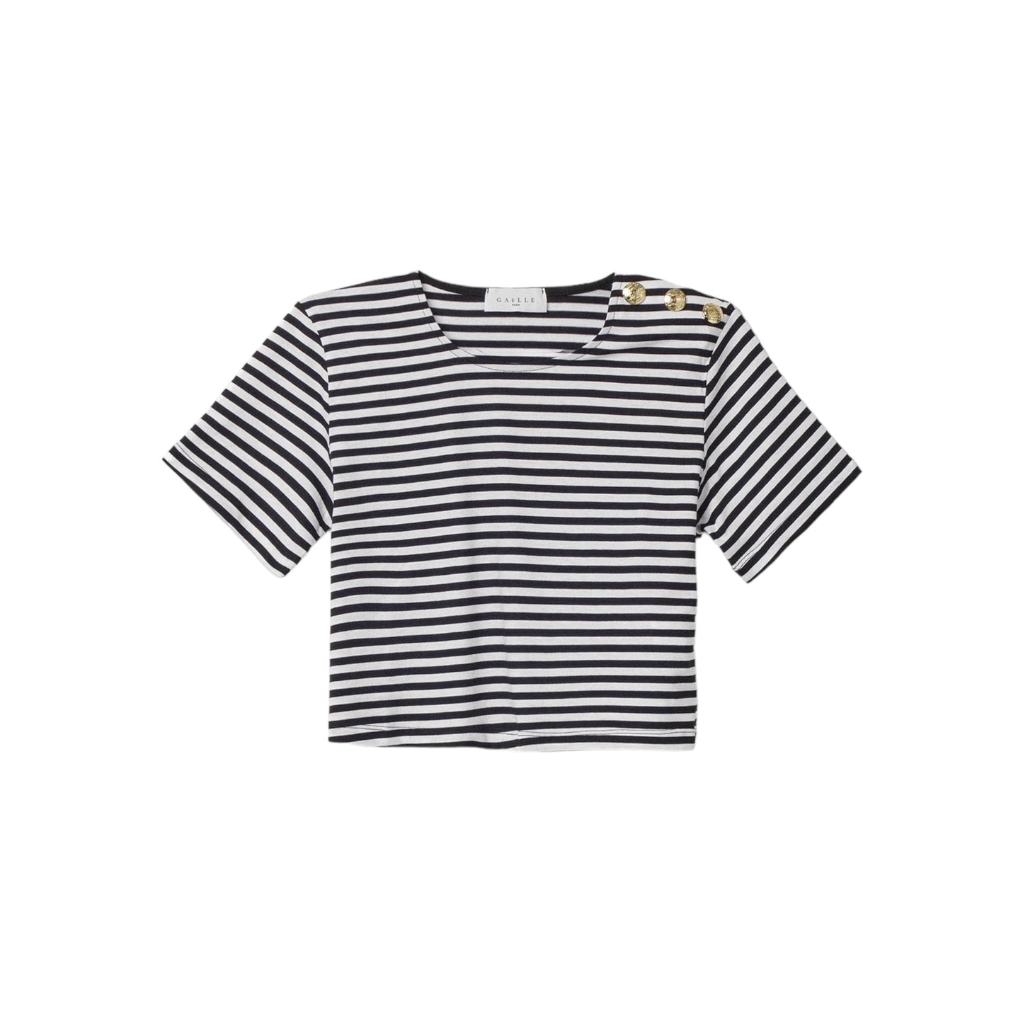 Gaelle Paris - T-shirt Crop Stripes