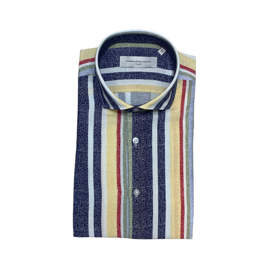 SAMR80 - ALESSANDRO LAMURA CAMICIA SAM RIGHE