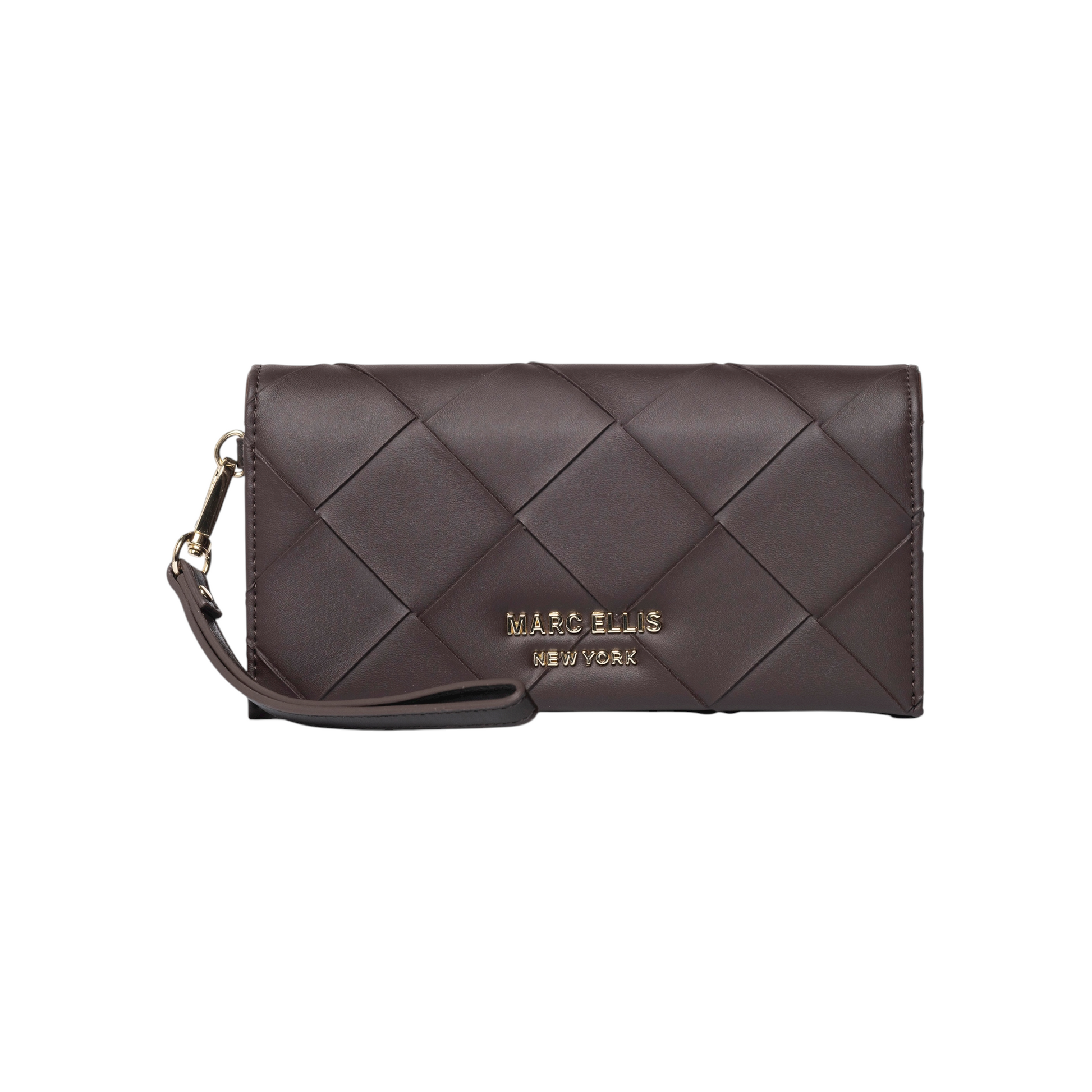 MARC ELLIS PORTAFOGLIO SOPHIA WALLET COCOA GOLD