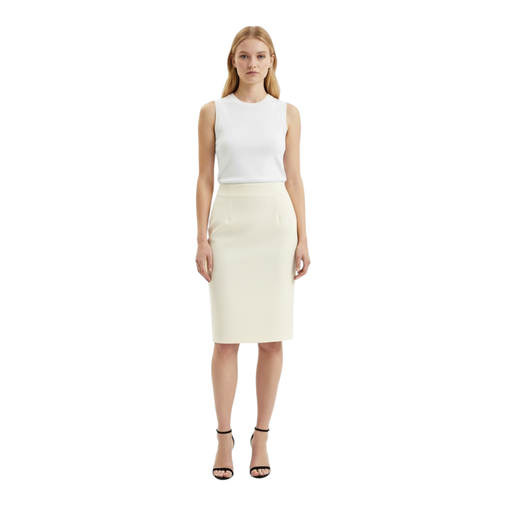 TAB0043 - VICOLO GONNA TUBINO VANIGLIA