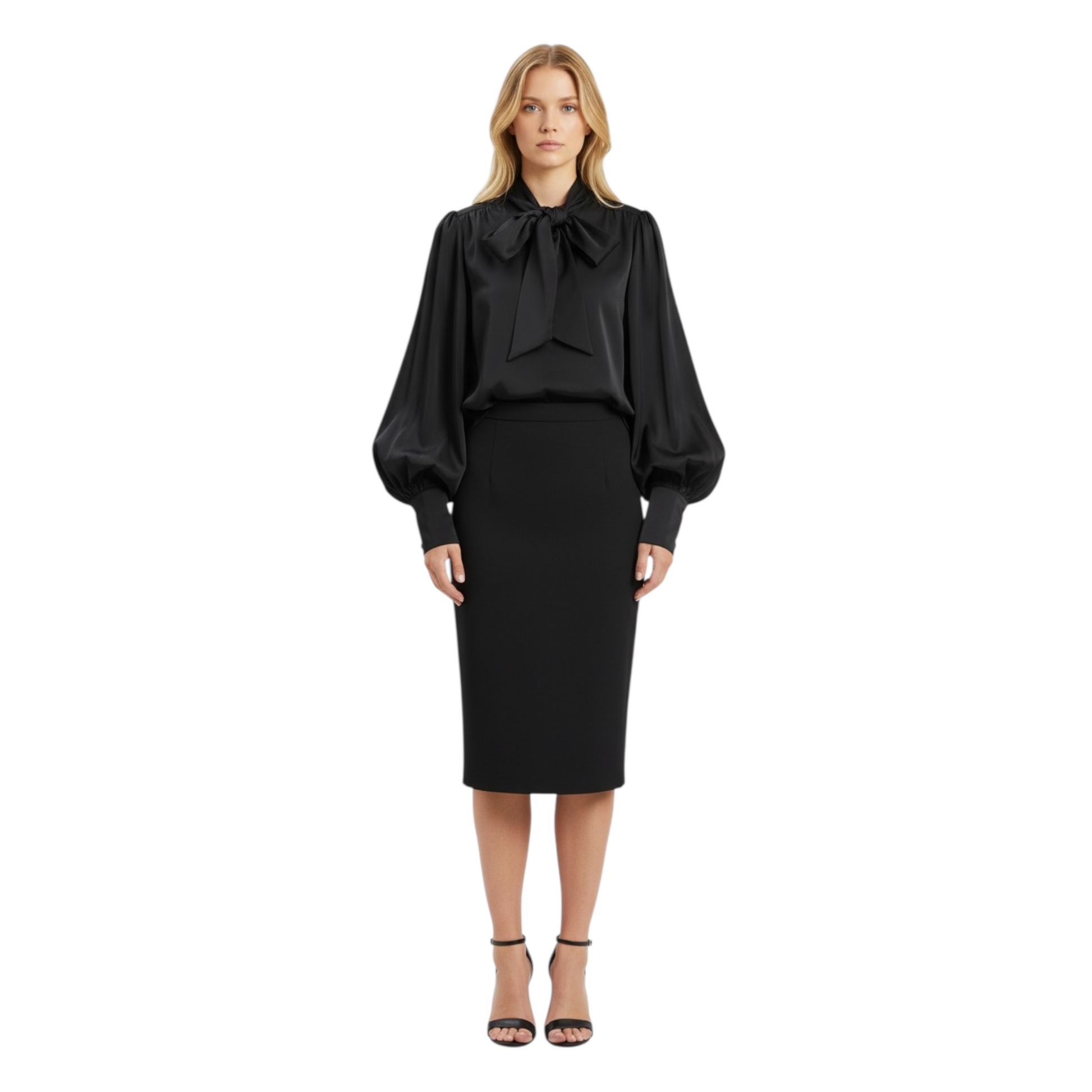 TAB0210 - VICOLO CAMICIA FIOCCO NERO