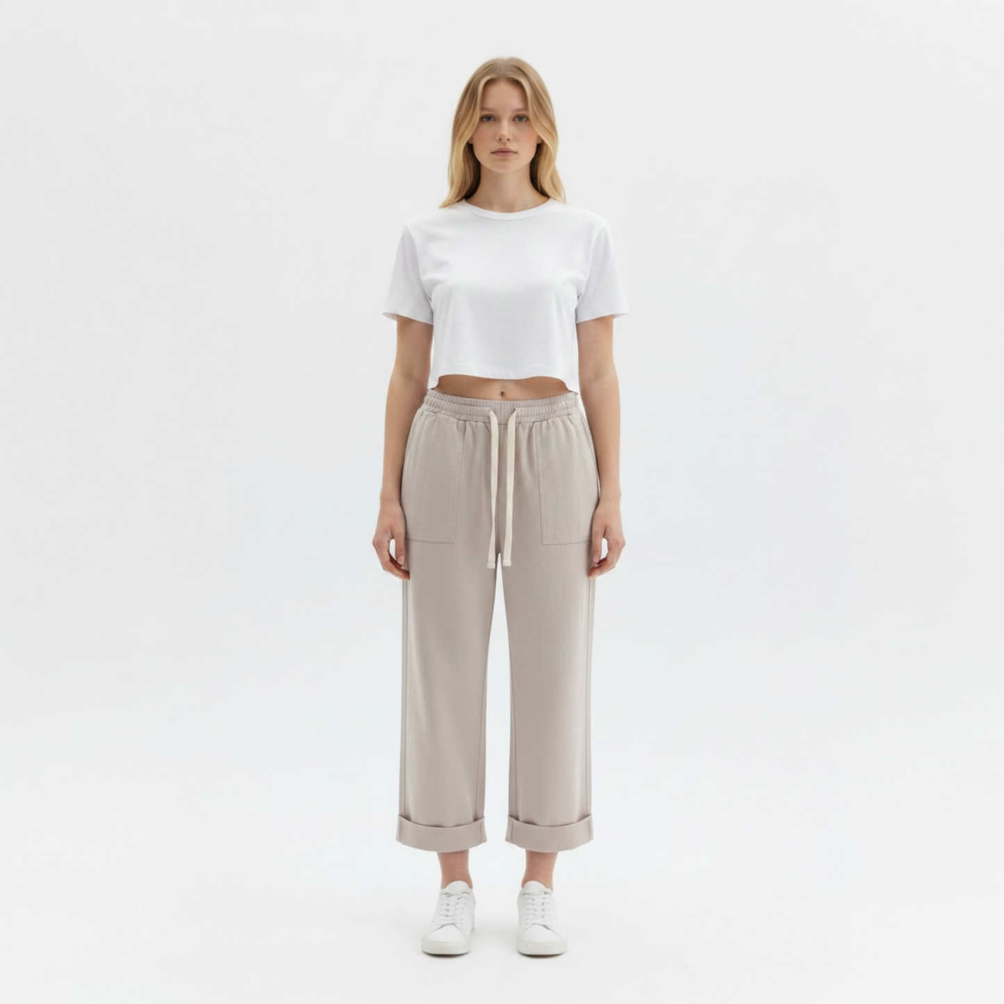 TAB1761 - VICOLO PANTALONE JOGGER FANGO