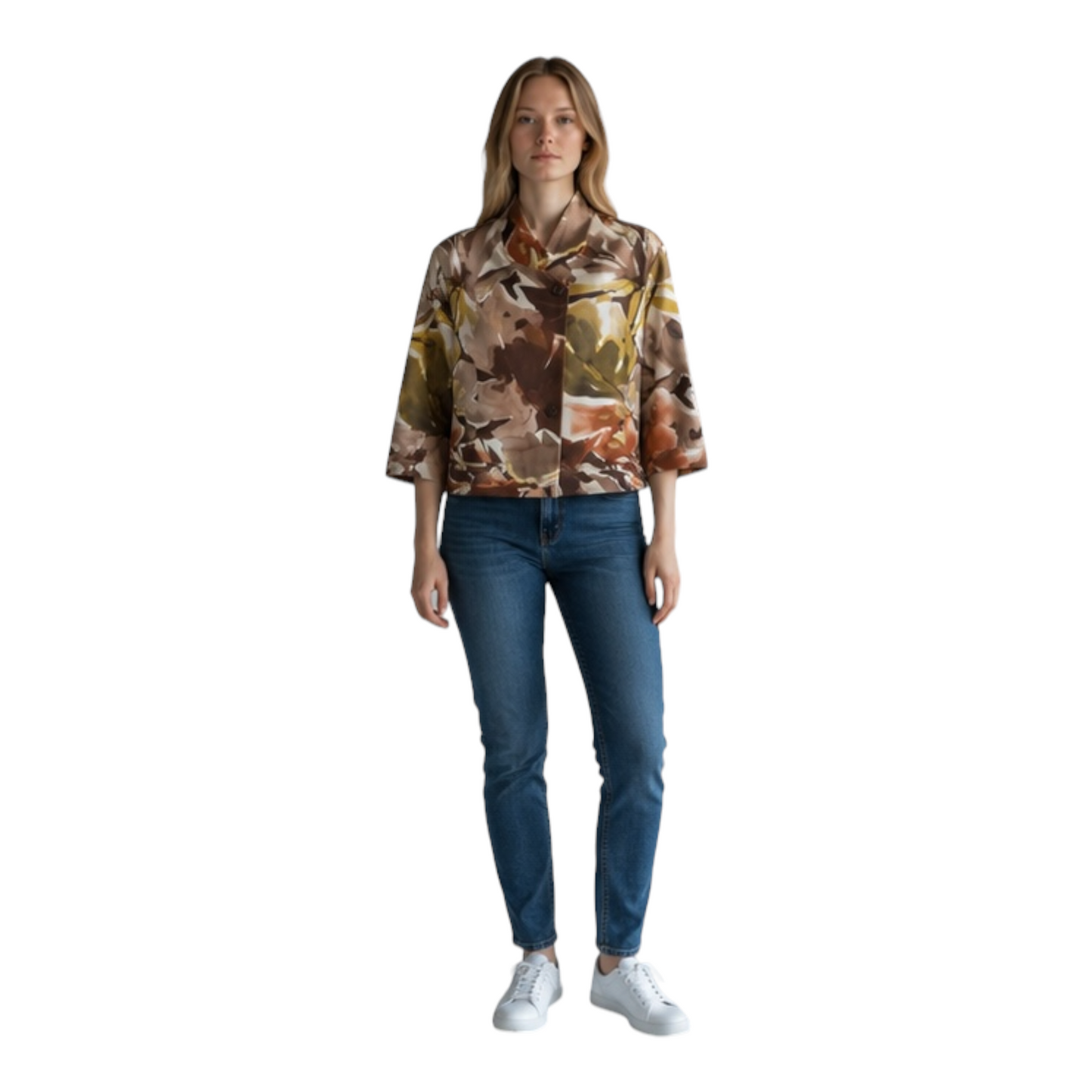 Vicolo - Blazer Cropped Fantasia